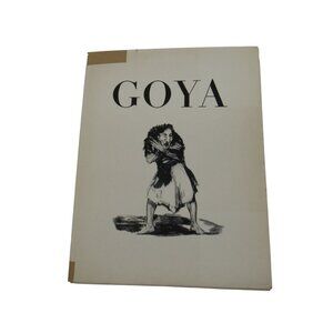 Vintage GOYA DRAWINGS Prado Book 1947 Softcover André Malraux Introduction 11"